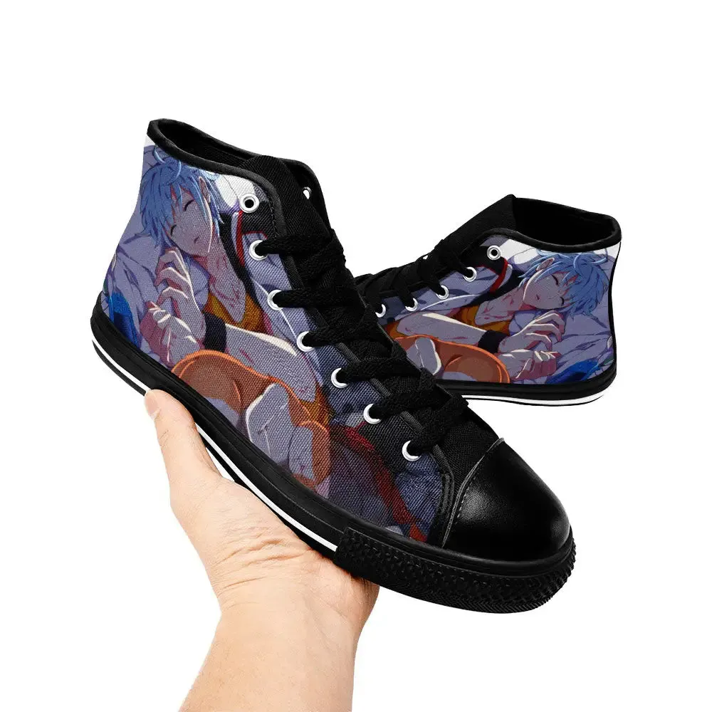 Tetsuya Kuroko Basketball Shoes High Tops Sneakers for Kids and Adults