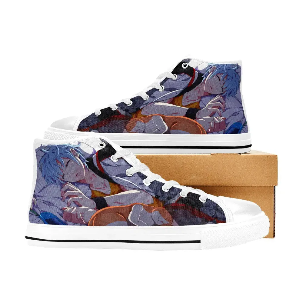 Tetsuya Kuroko Basketball Shoes High Tops Sneakers for Kids and Adults