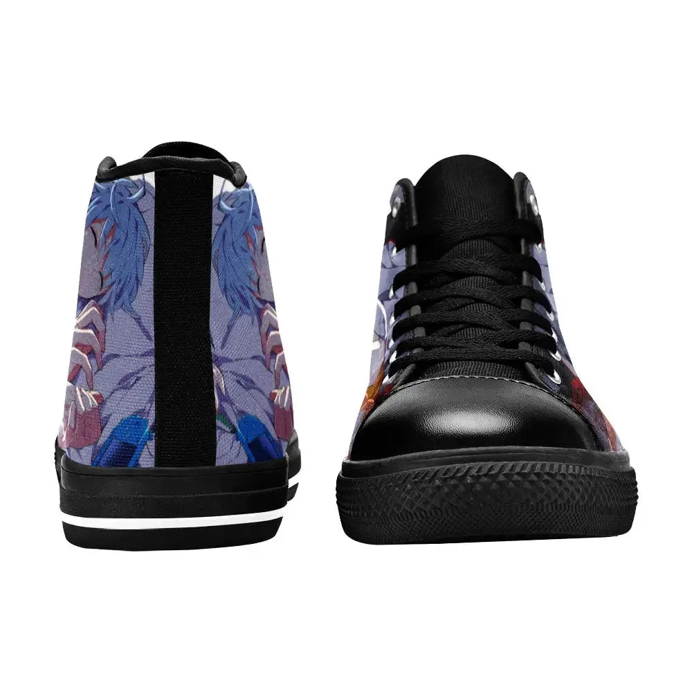 Tetsuya Kuroko Basketball Shoes High Tops Sneakers for Kids and Adults