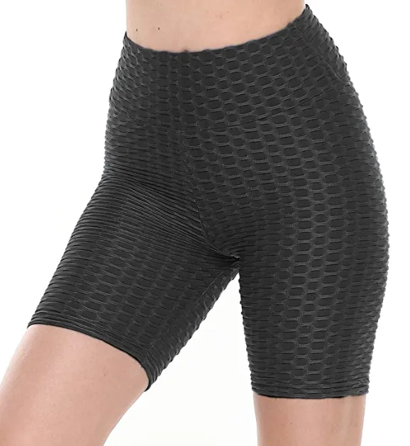 TEXTURED BIKE SHORT LEGGINGS