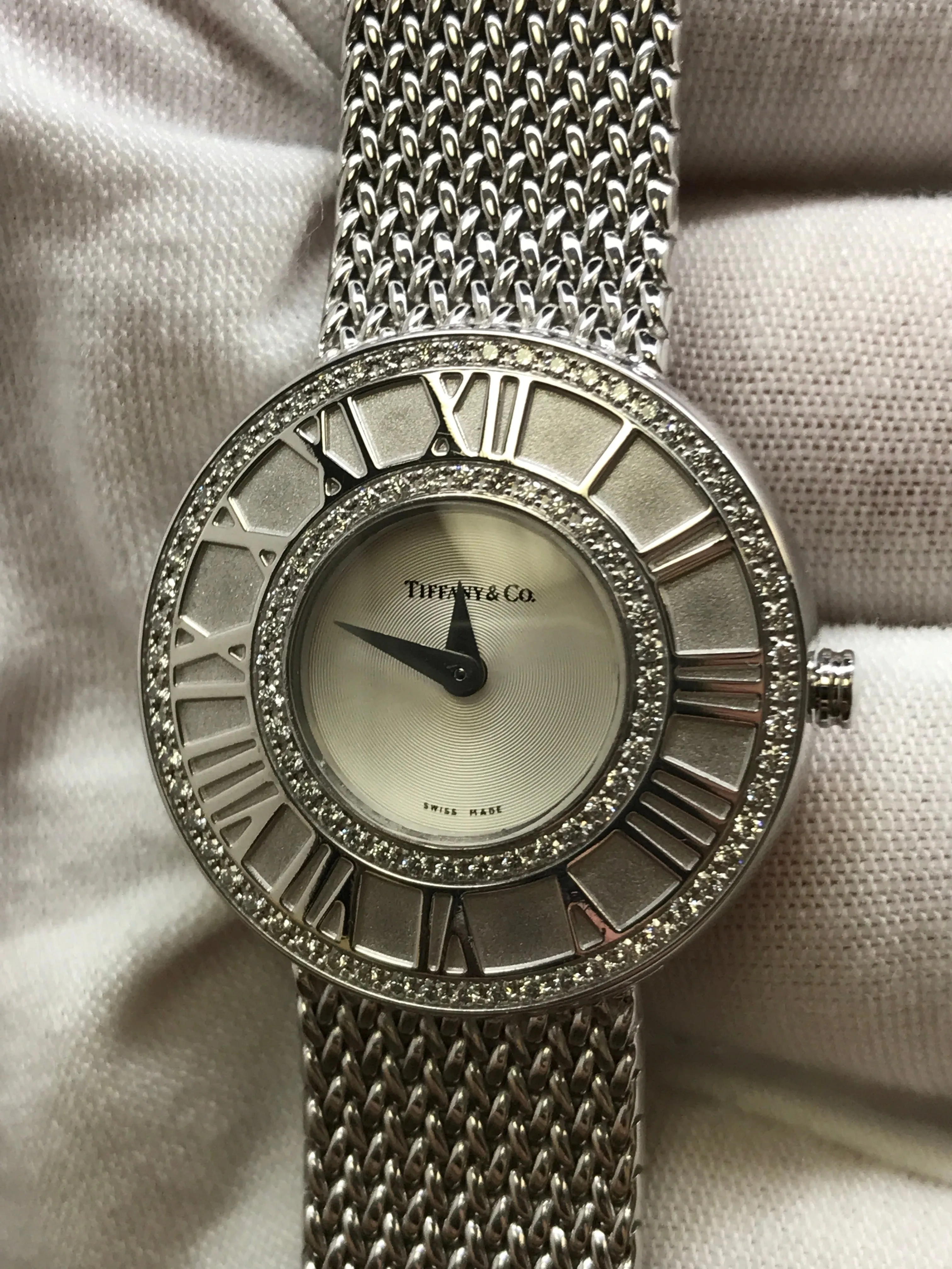 Tiffany & Co Atlas Atlas Silver Dial Quartz Women's Watch