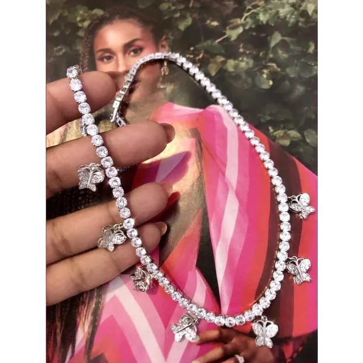 Timeless Butterfly Tennis Necklace