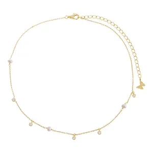 Tiny Clustered Pearl Choker