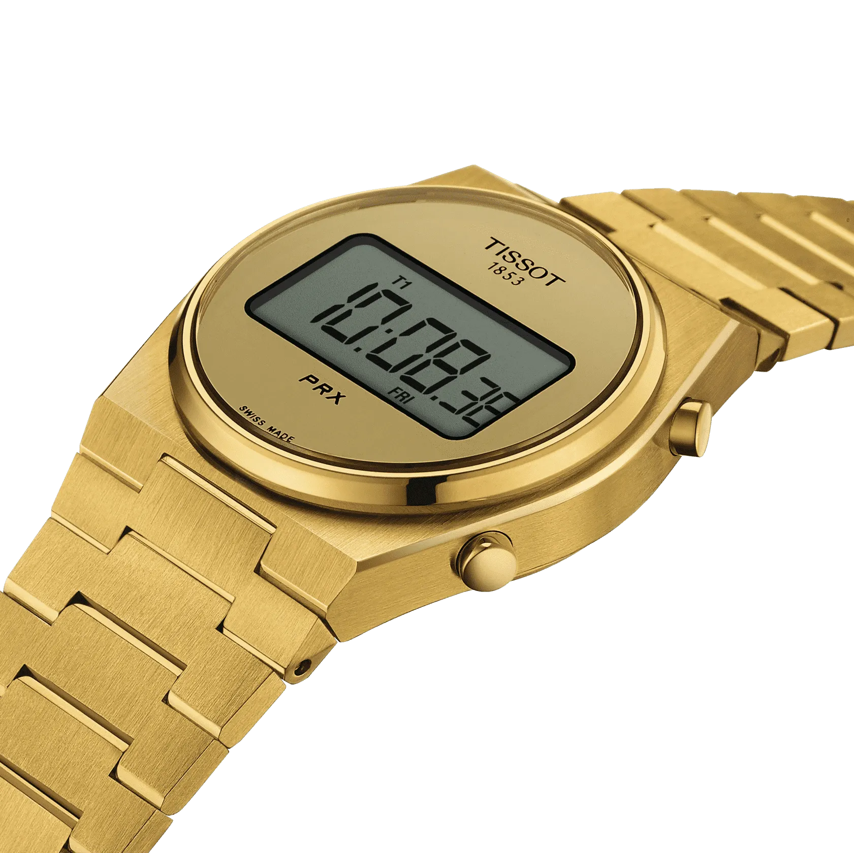 Tissot PRX Digital 35mm Yellow Gold PVD Unisex Watch T1372633302000