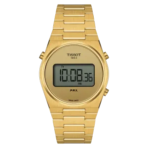 Tissot PRX Digital 35mm Yellow Gold PVD Unisex Watch T1372633302000