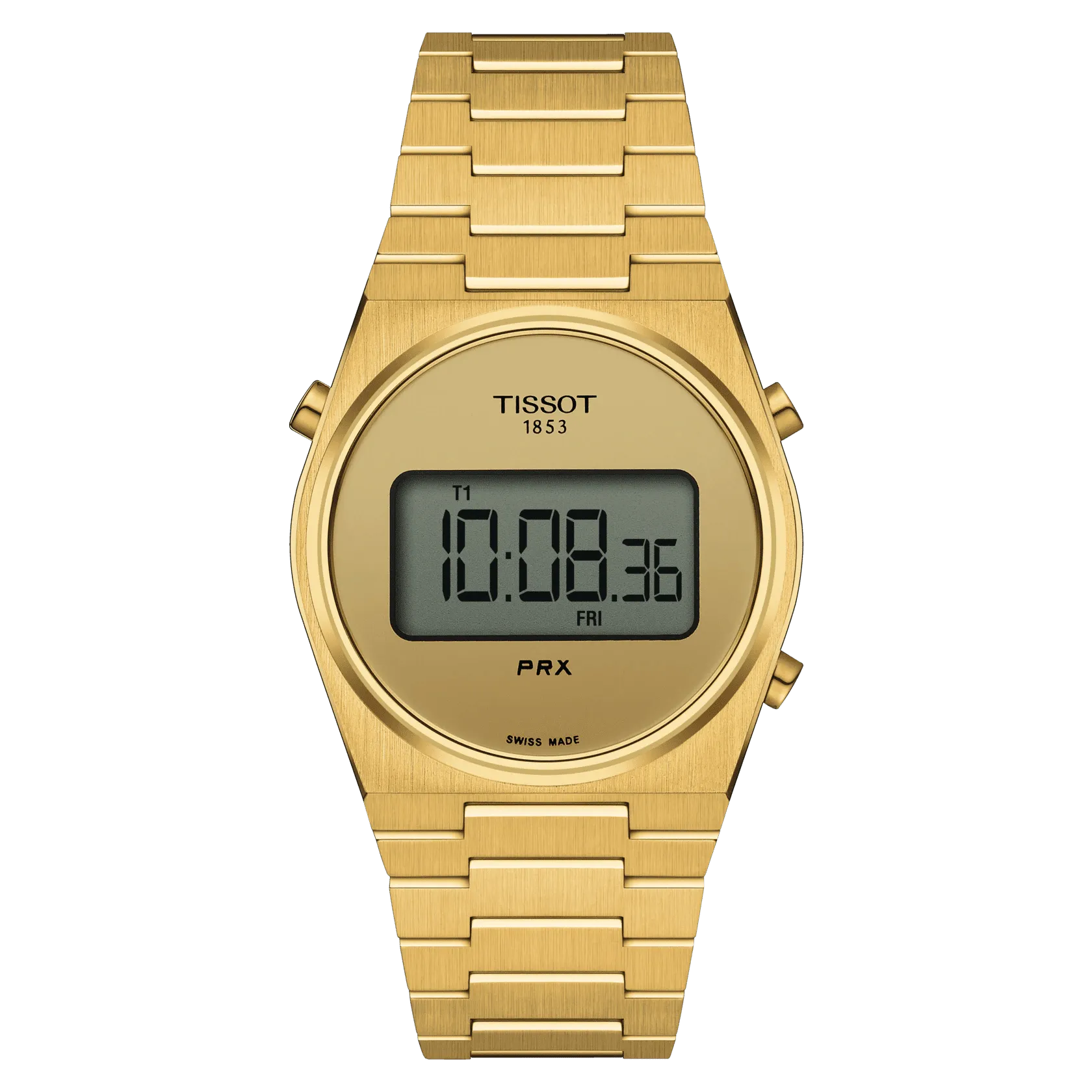 Tissot PRX Digital 35mm Yellow Gold PVD Unisex Watch T1372633302000