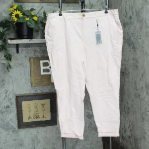 Tommy Hilfiger Womens Hampton Chino Sportswear Pants W0SK0035 Ballerina Pink 18W