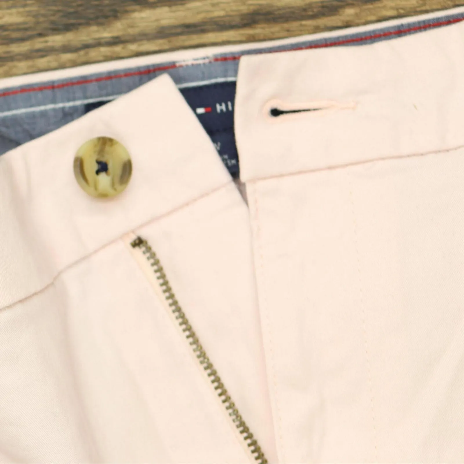 Tommy Hilfiger Womens Hampton Chino Sportswear Pants W0SK0035 Ballerina Pink 18W