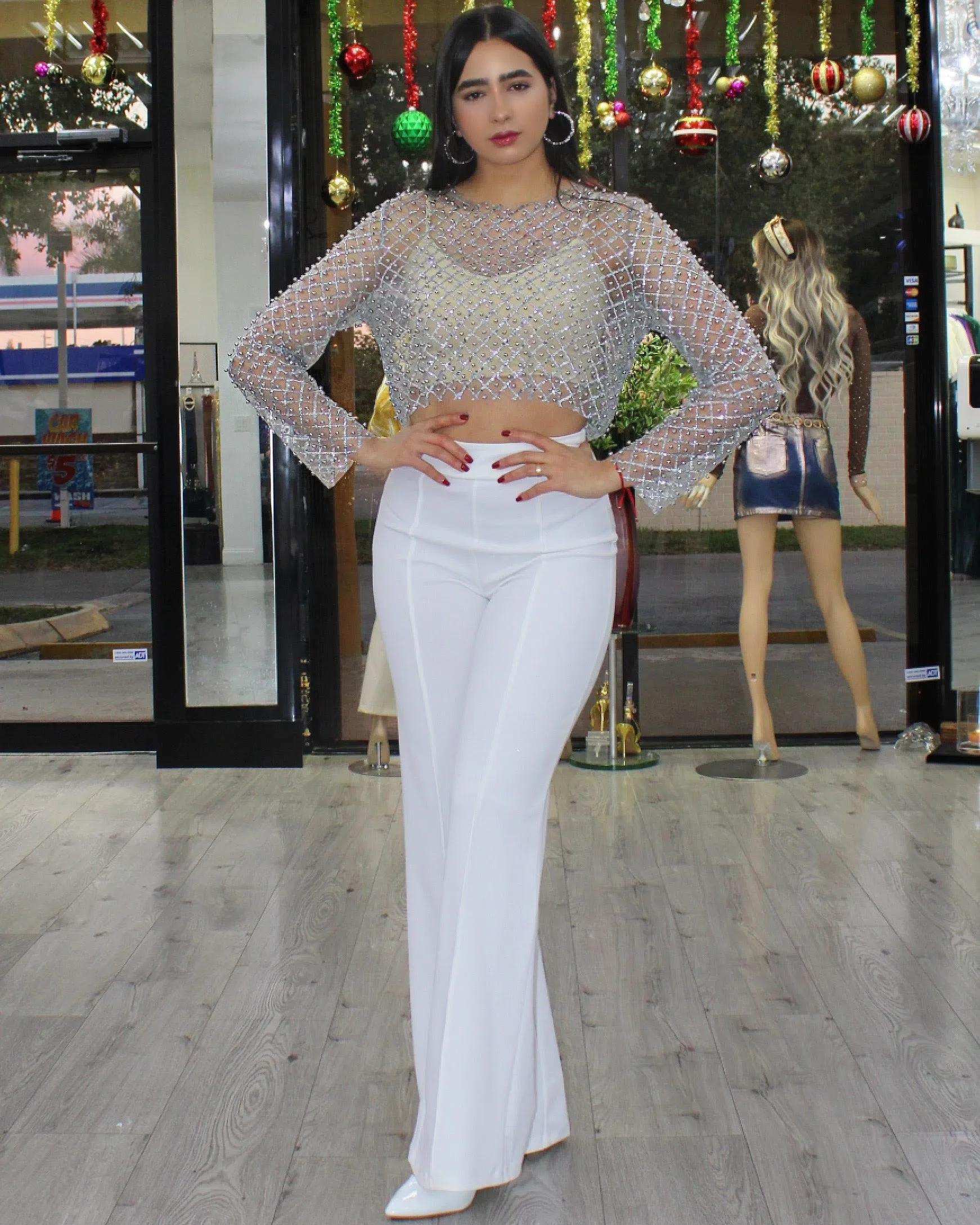 Touch Of Style Palazzo Pants White