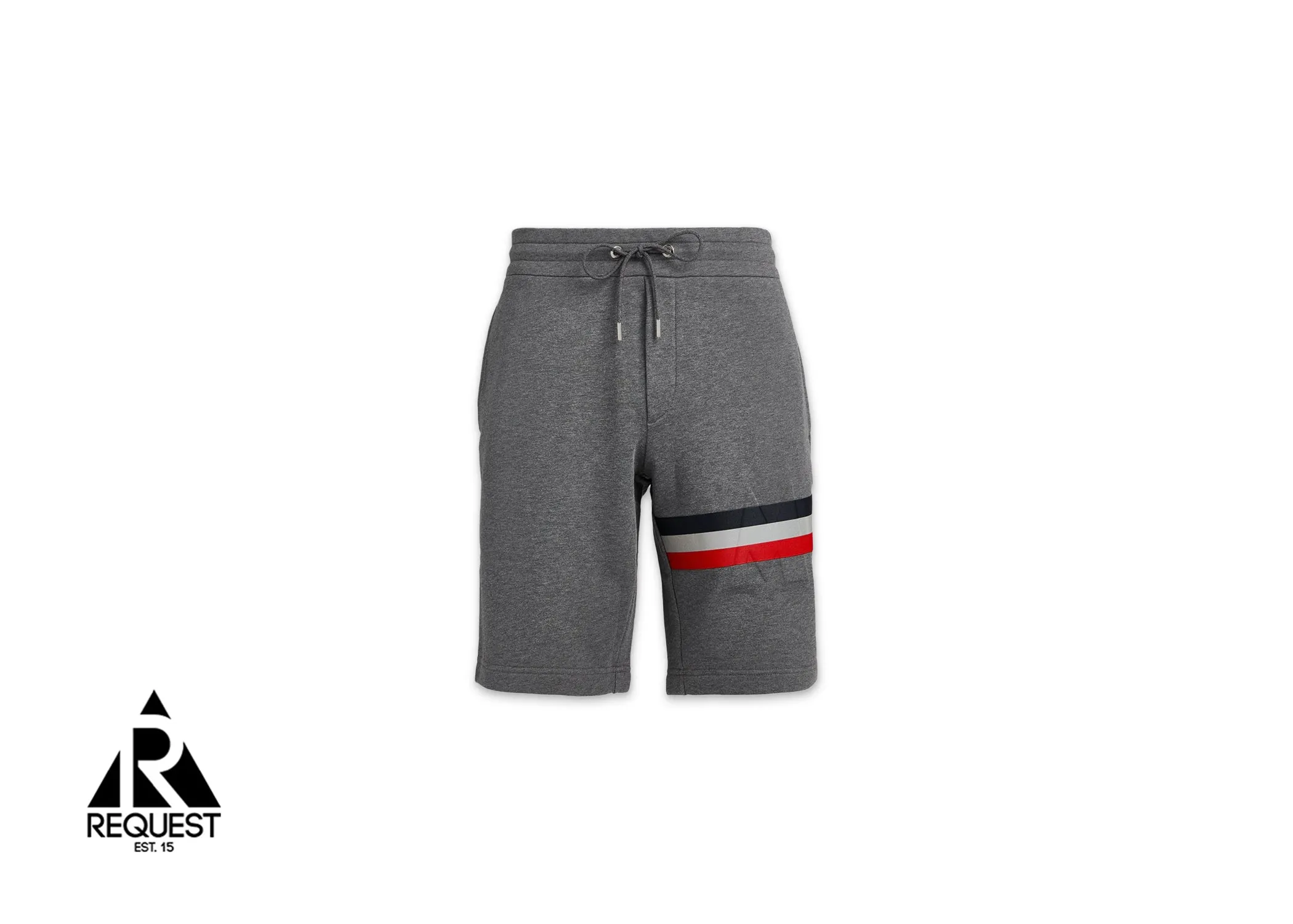Tricolor Stripe Bermuda Shorts "Grey"