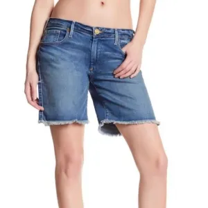 True Religion Emma Mid Rise Bermuda Shorts