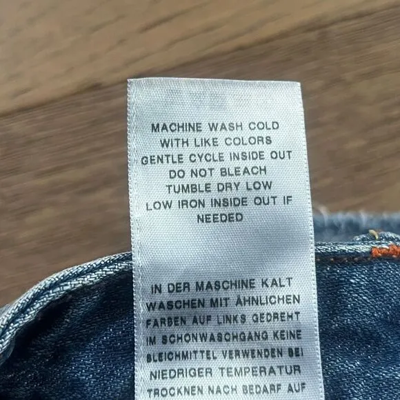 True Religion Emma Mid Rise Bermuda Shorts