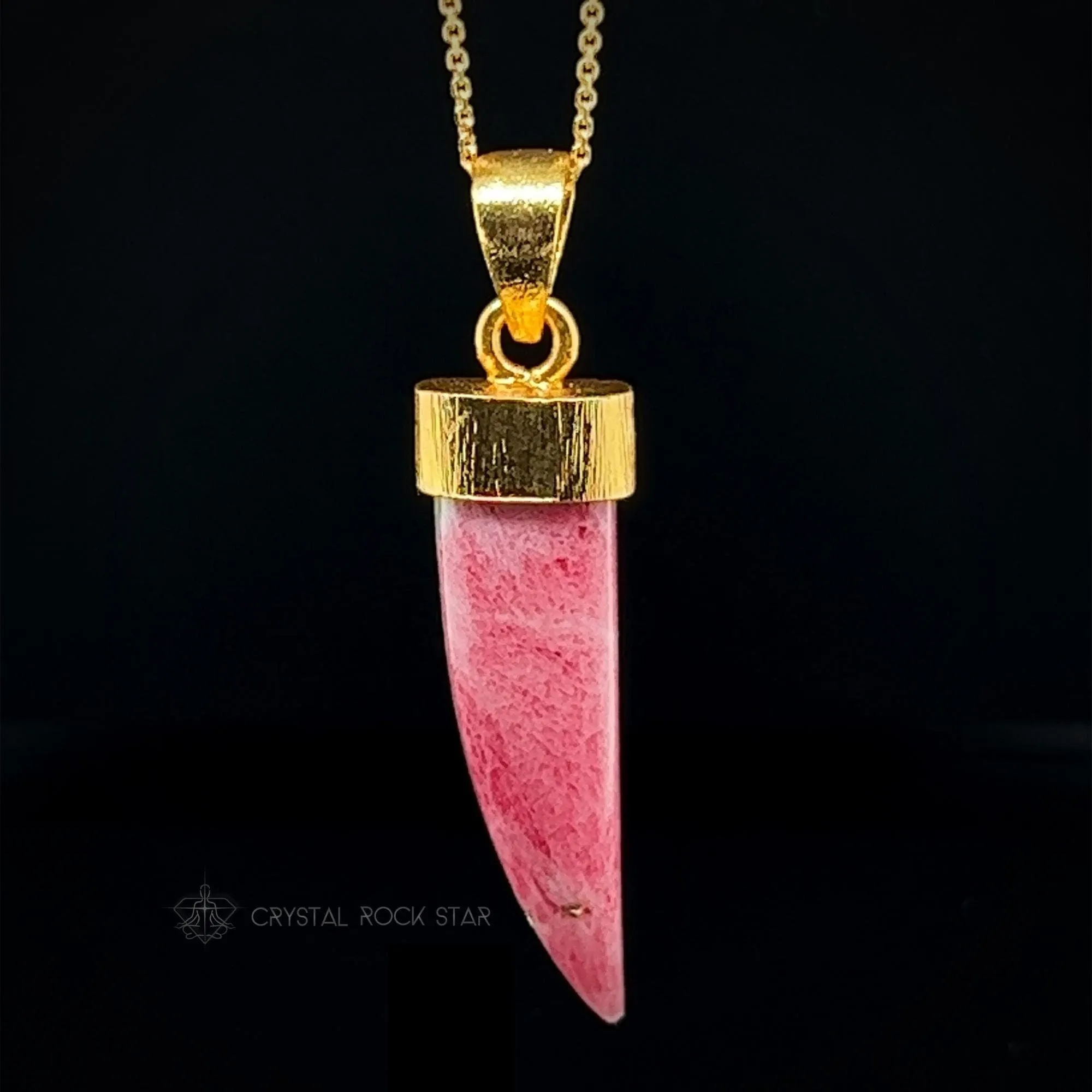Tugtupite Color Changing Crystal Pendant