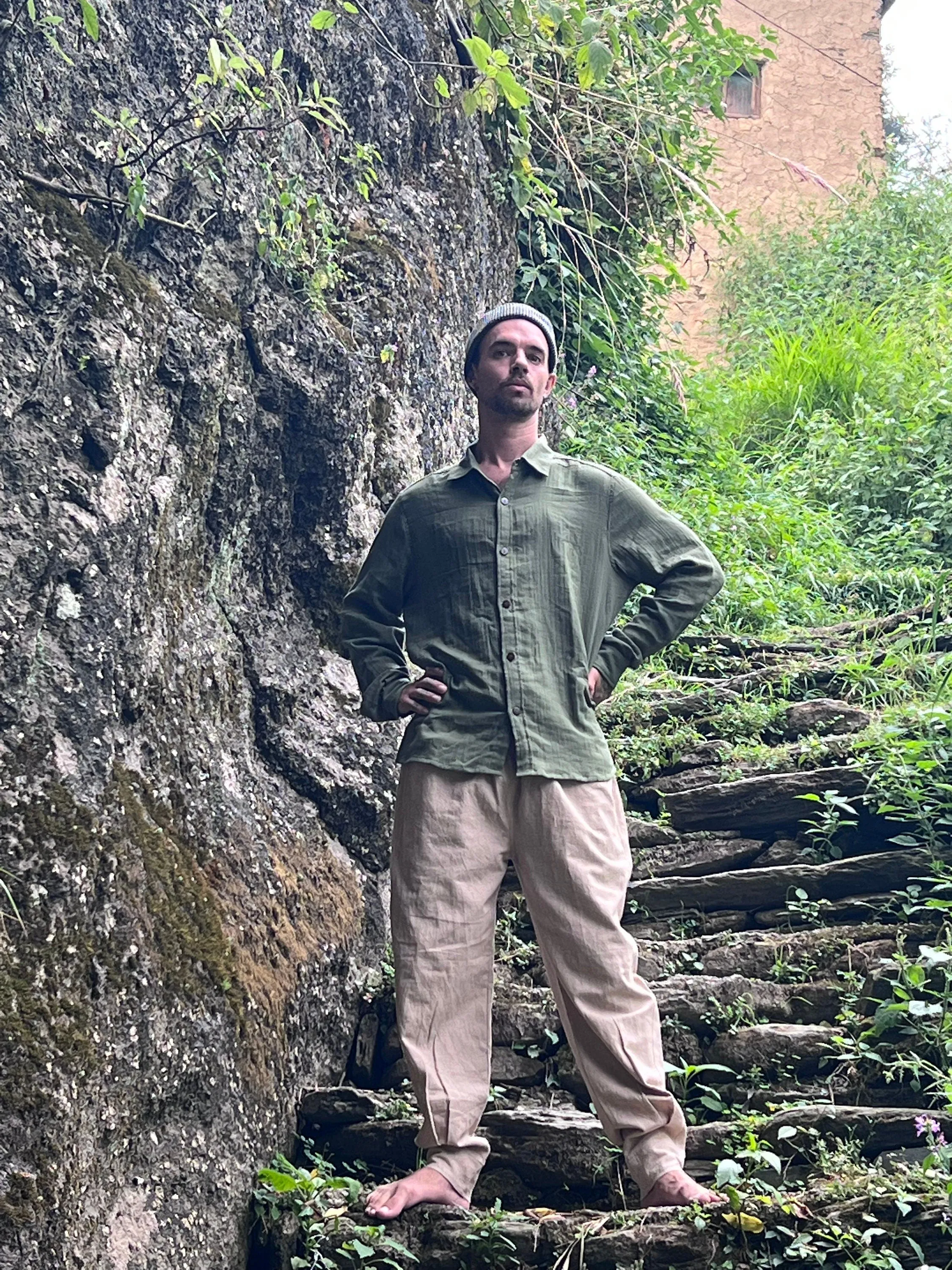 Unisex Hemp Chino Pants, 100% Hemp