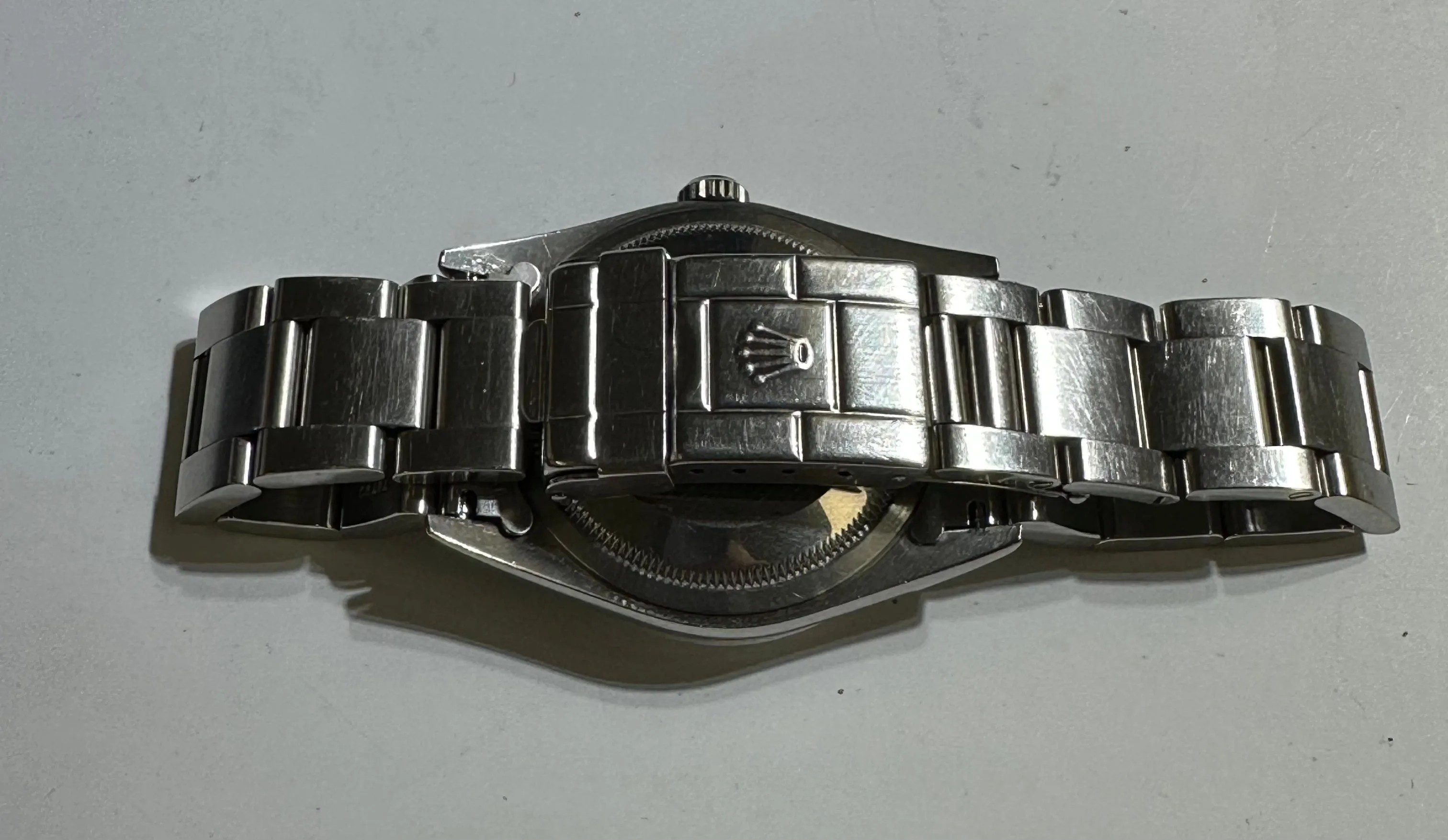 UNPOLISHED Rolex Explorer I Black 36mm Automatic Stainless Oyster Watch 14270