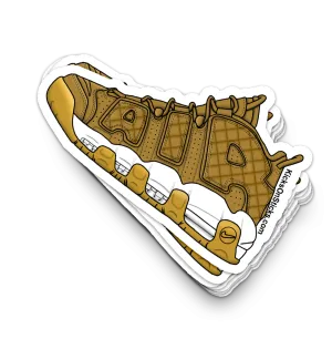 Uptempo "Wheat Gum" Sneaker Sticker