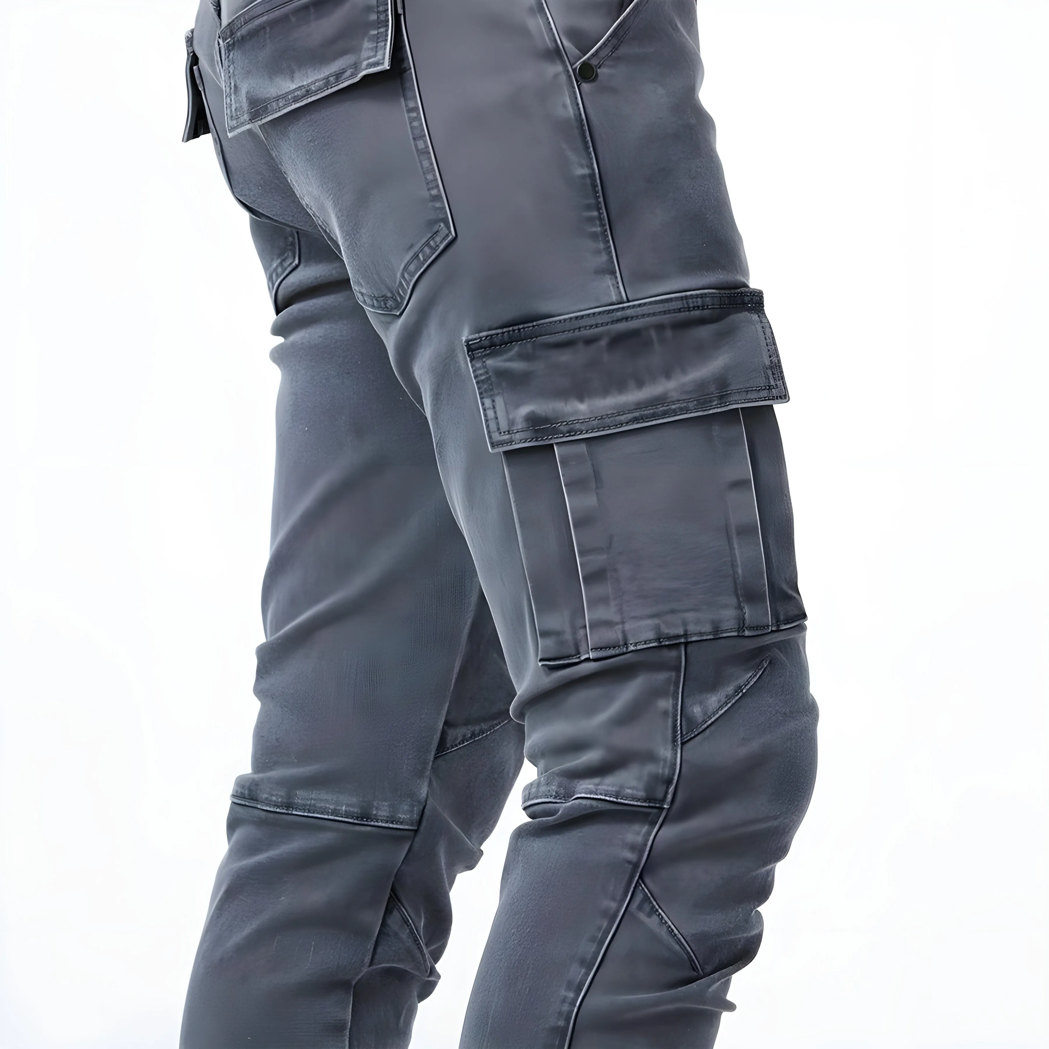 UrbanFlex | Herren Stretch-Denim Cargo-Hose | Bequem und Vielseitig