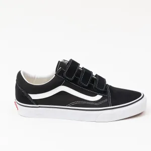 Vans Old Skool V - (Suede/Canvas) Black/True White