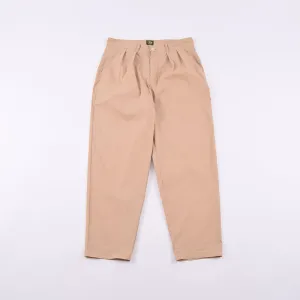 VDR Beige Tropical Two-Tuck Pants
