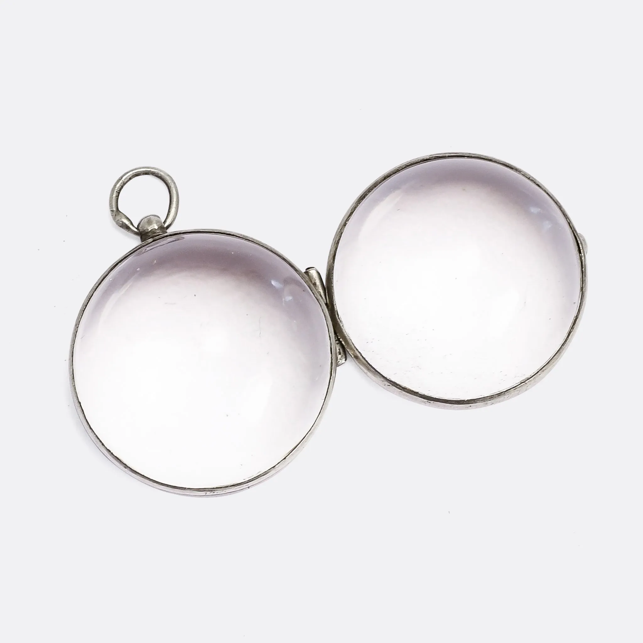 Victorian Rock Crystal "Pool of Light" Locket