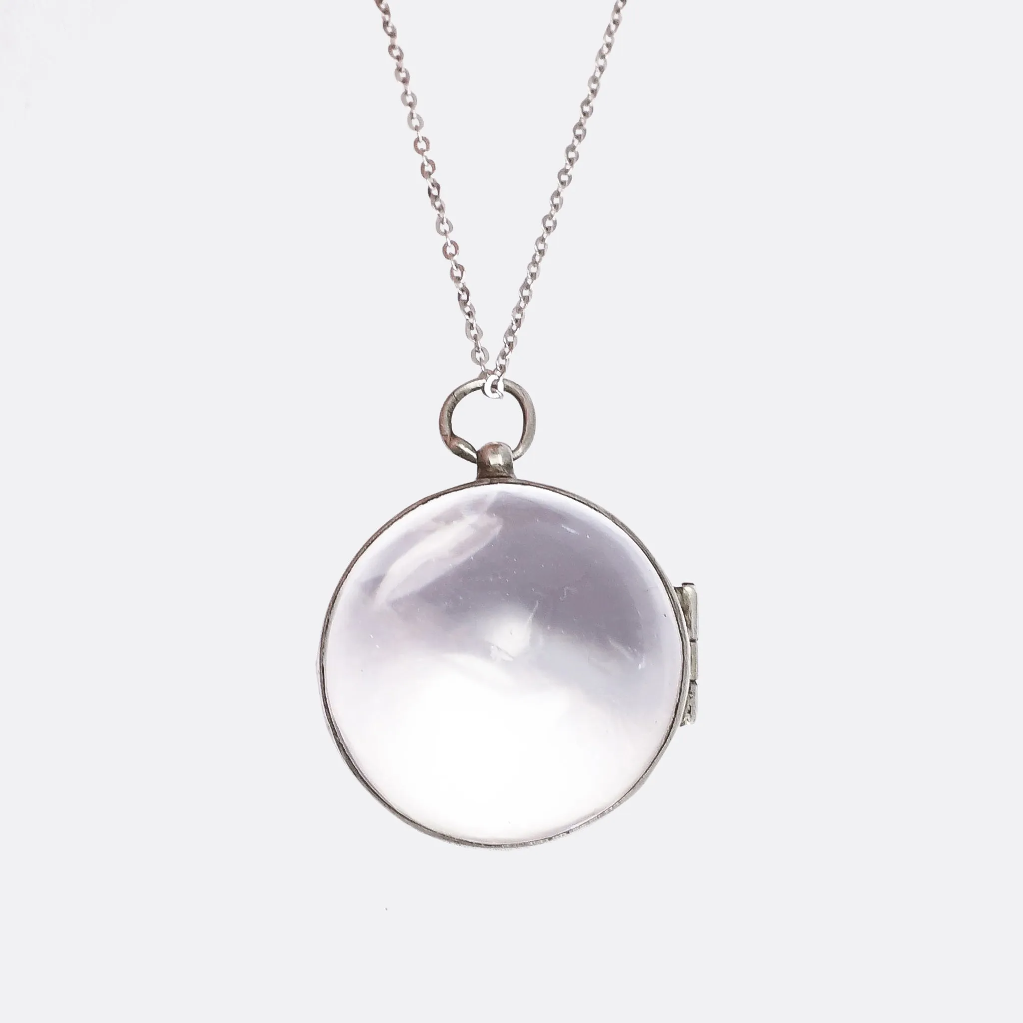 Victorian Rock Crystal "Pool of Light" Locket