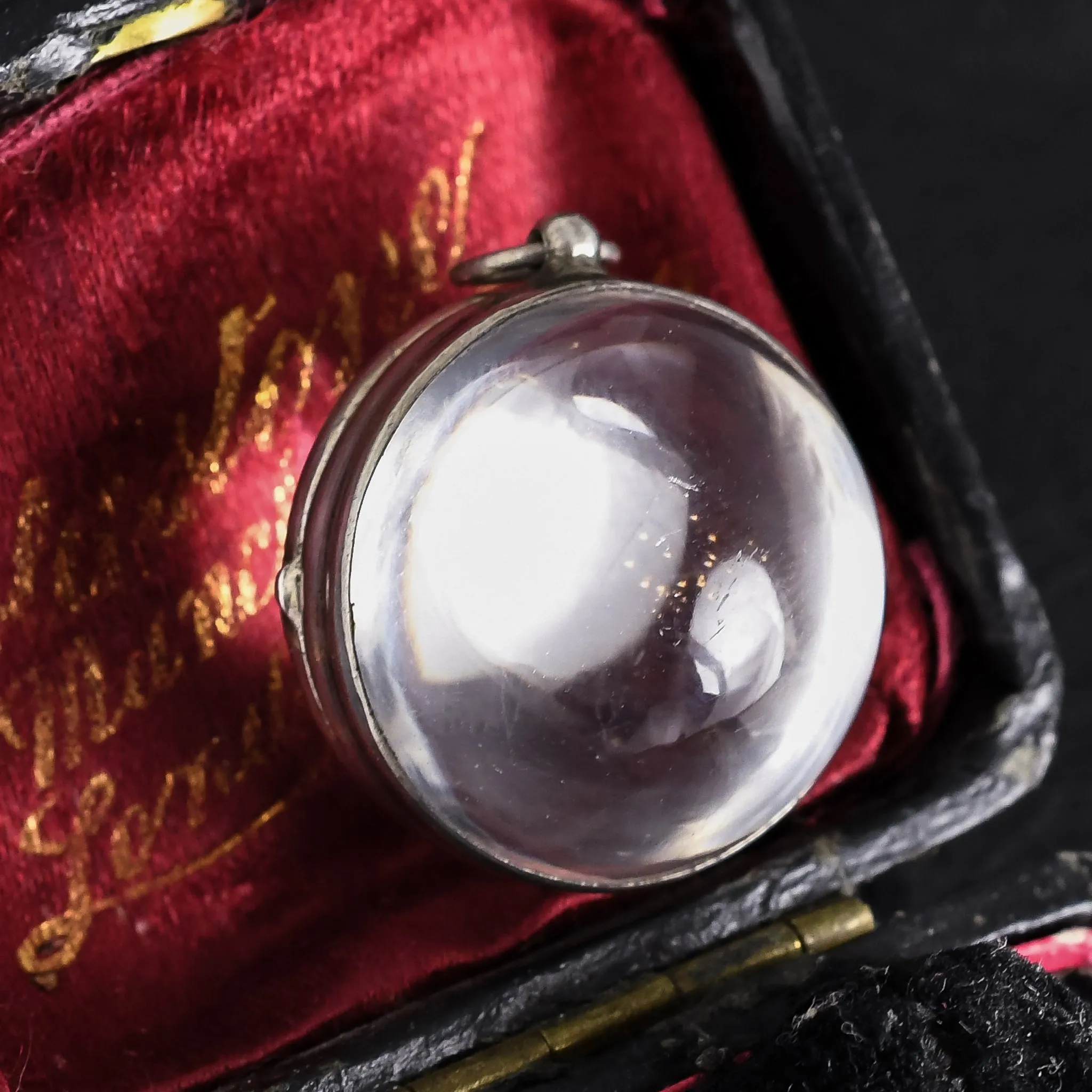 Victorian Rock Crystal "Pool of Light" Locket