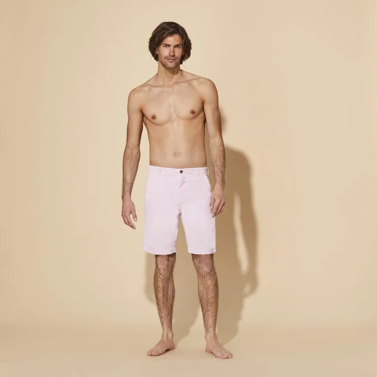 VILEBREQUIN Men Tencel Bermuda Shorts Solid