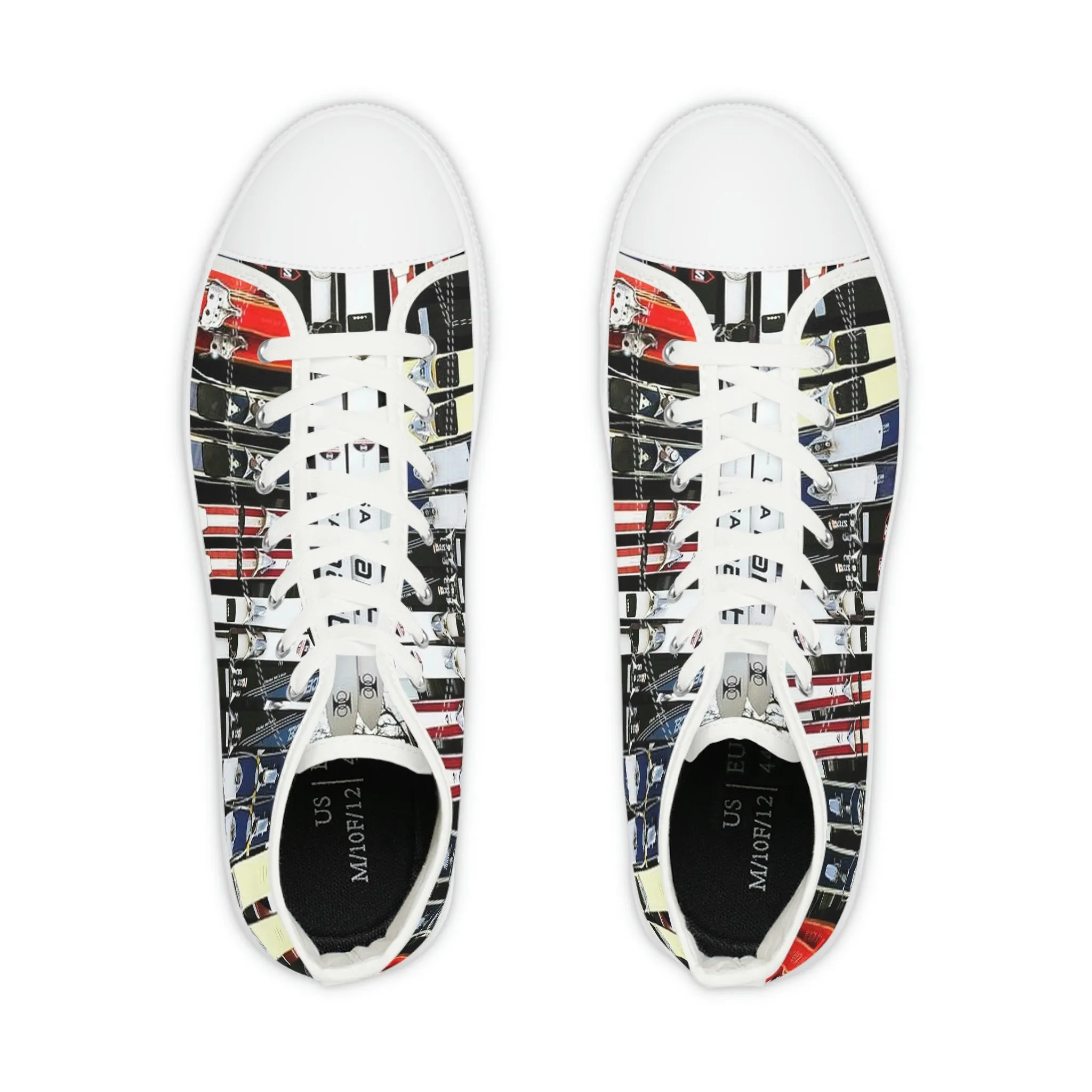 Vintage Skis - High Top Sneakers