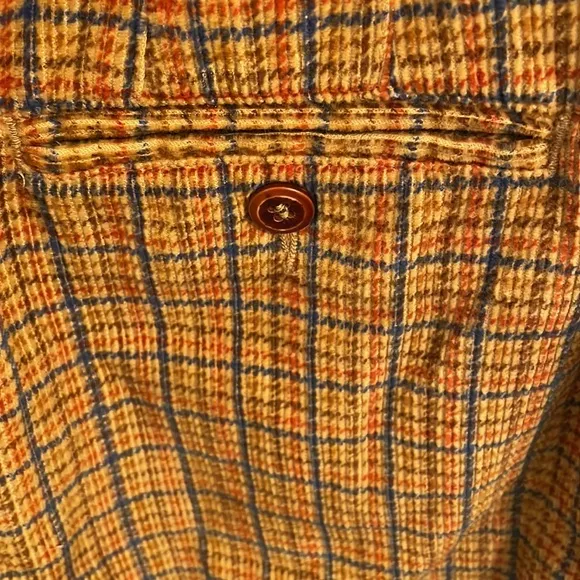 Vtg 90’s Liz sport Bermuda shorts plaid corduroy size 8 petite cotton high rise