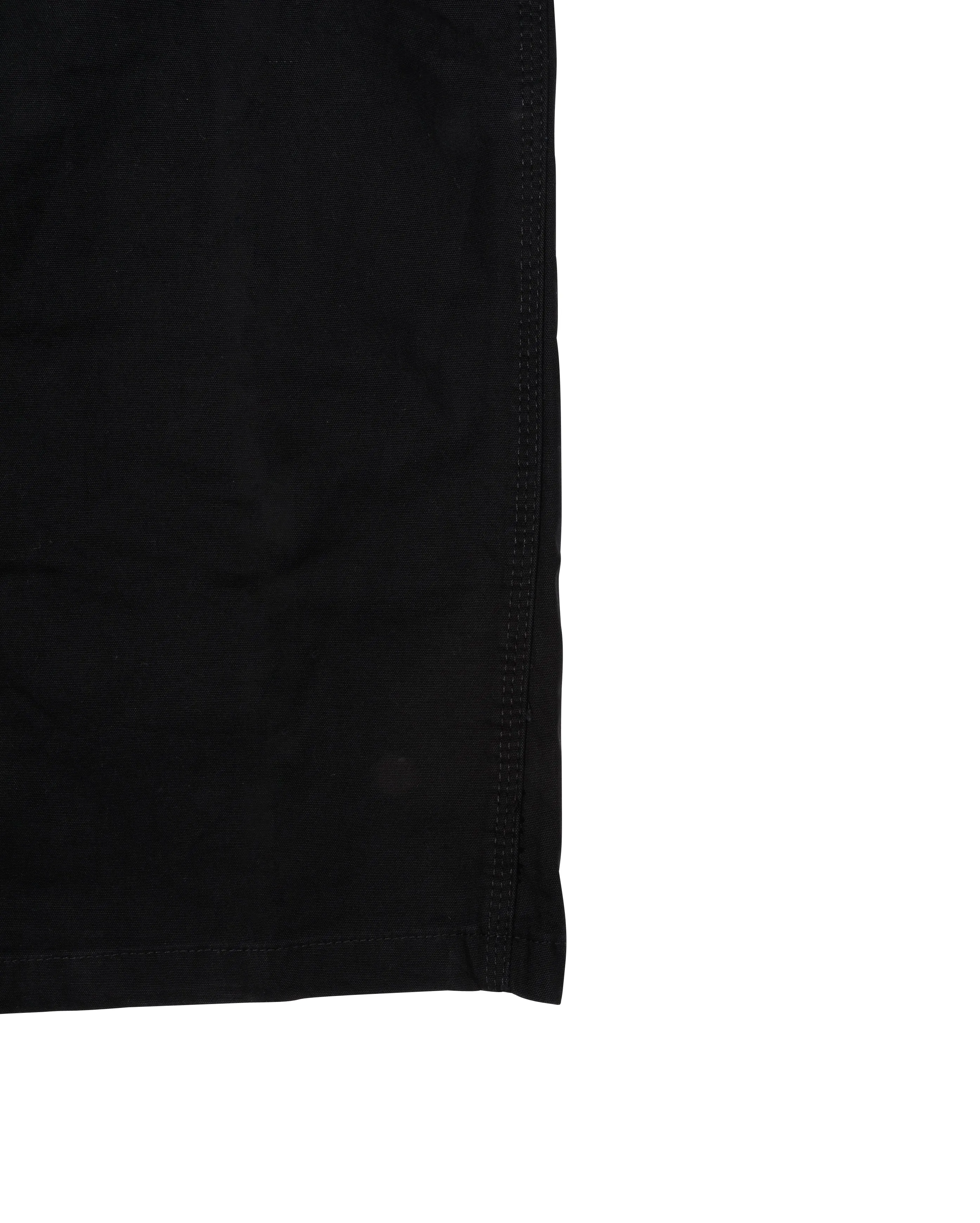 W Duck Canvas Cargo Skirt Black