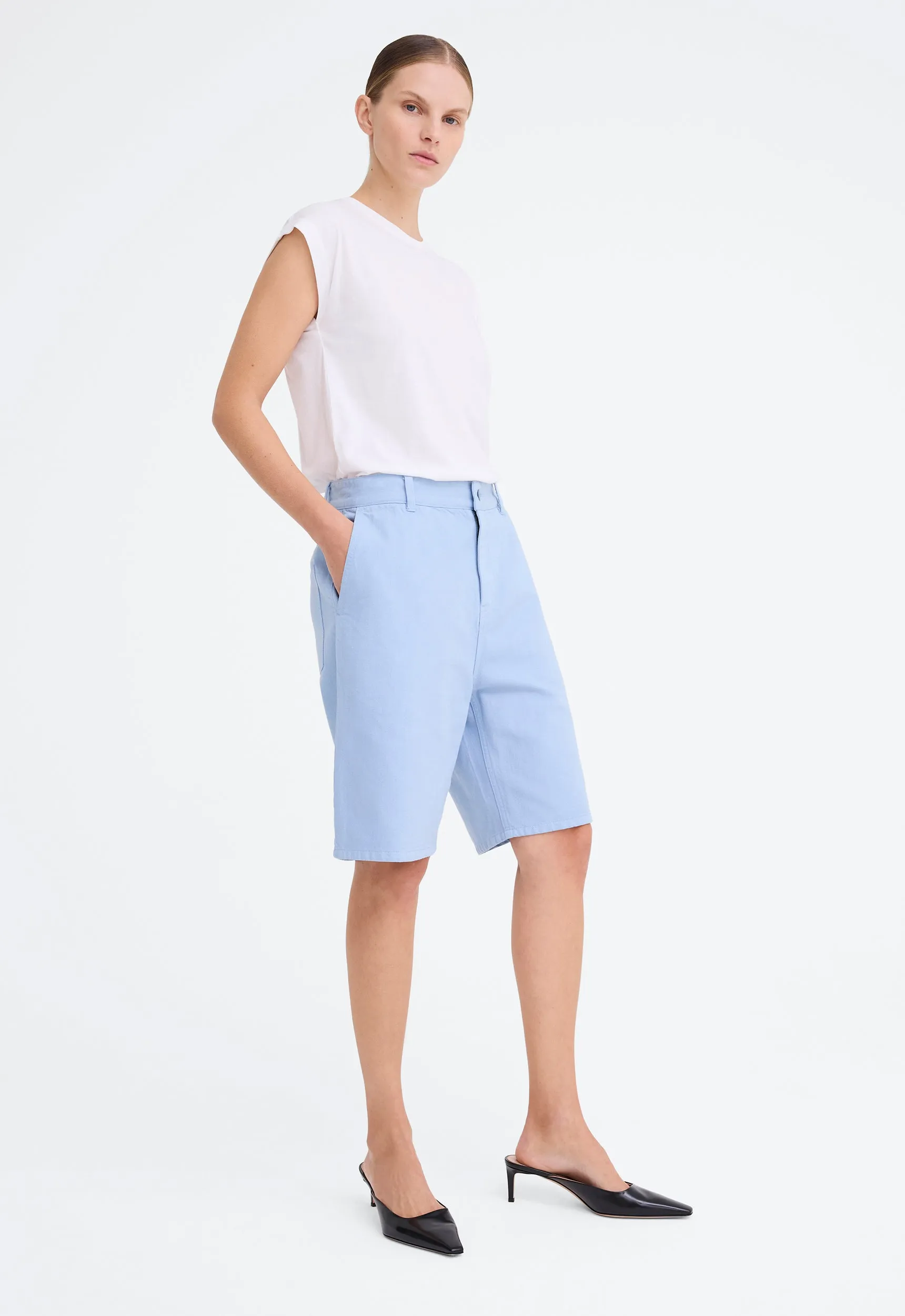 Walk Short - Pale Blue Denim