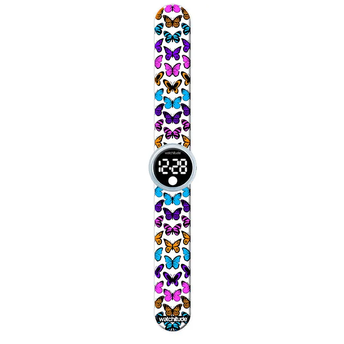 Watchitude Butterfly Color Me Digital Slap Watch