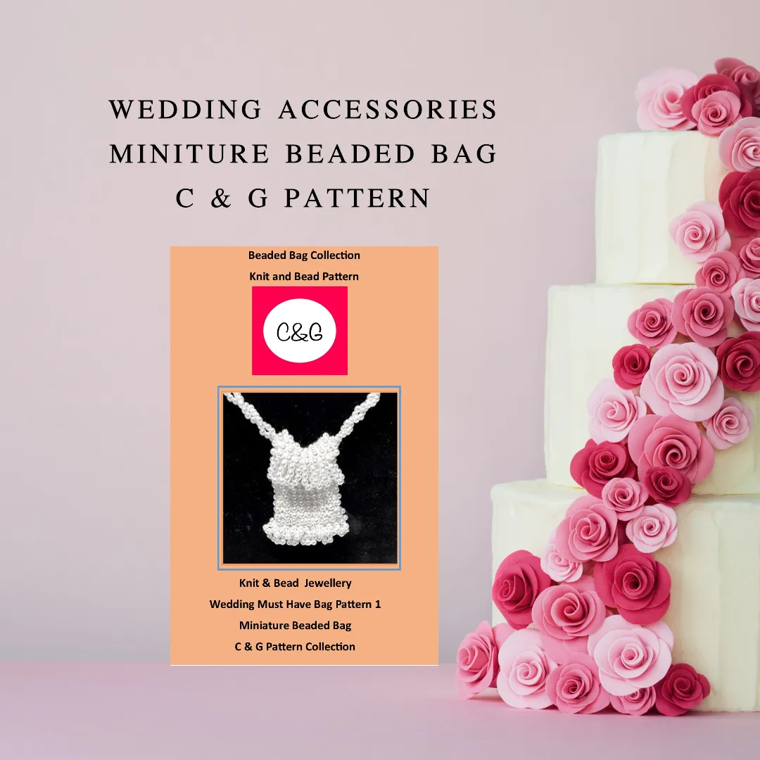 Wedding Bag Pattern 1 Wedding Must Have Bridal Necklace Bag C & G Pattern