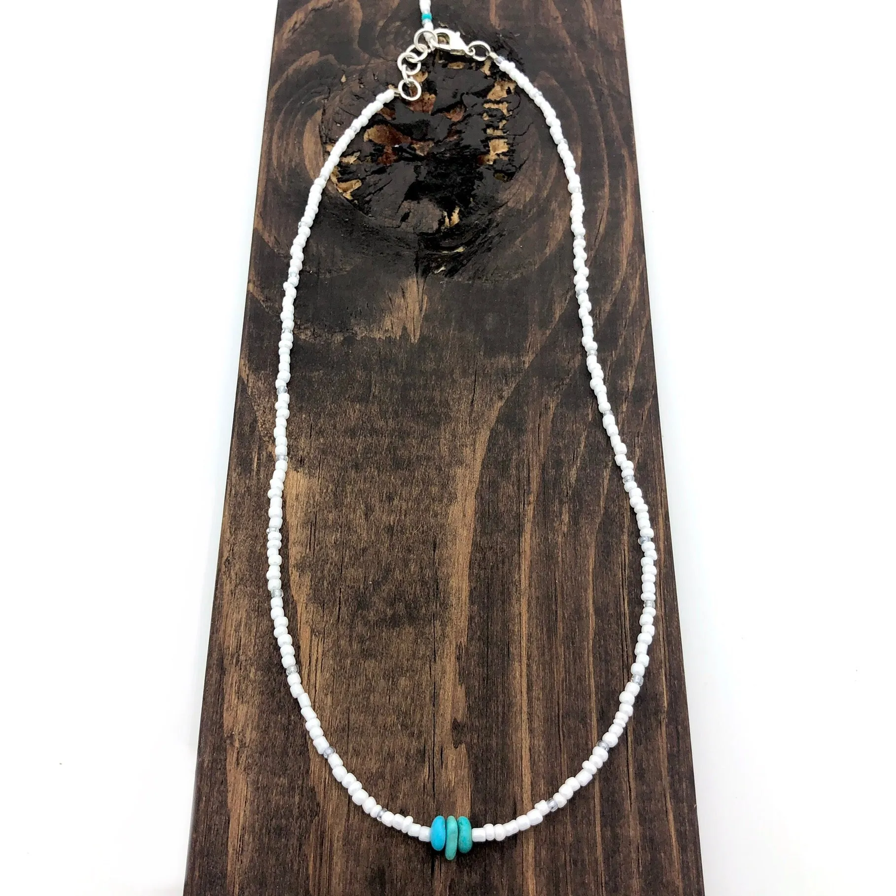 White & Turquoise