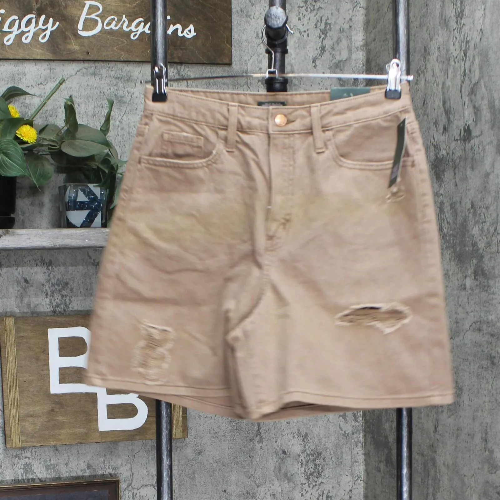 Wild Fable Womens High-Rise Mineral Dyed Bermuda Jean Shorts 83913824