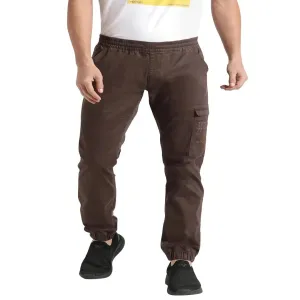 WILDCRAFT MENS CARGO JOGGER PANT BROWN M
