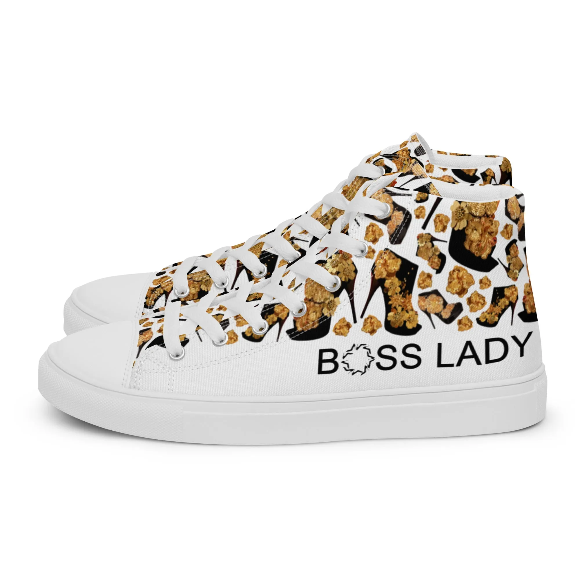 Women’s high top canvas shoes 'Boss Up'