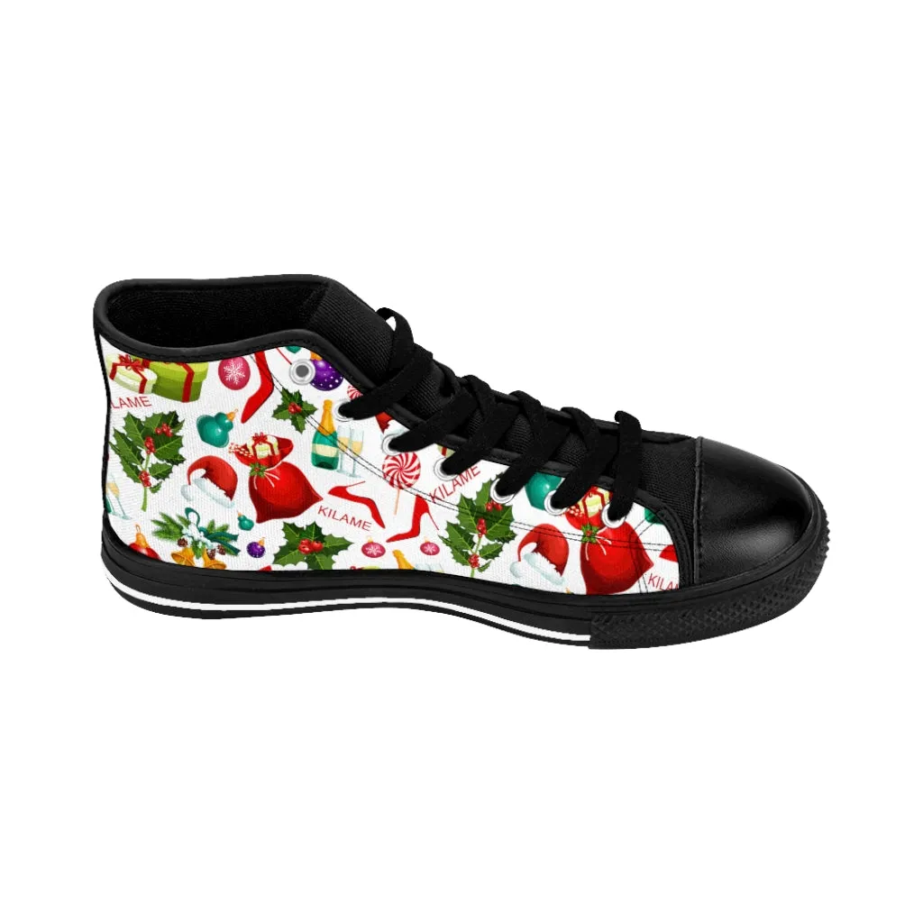 Women's High-top Sneakers 'Christmas party'