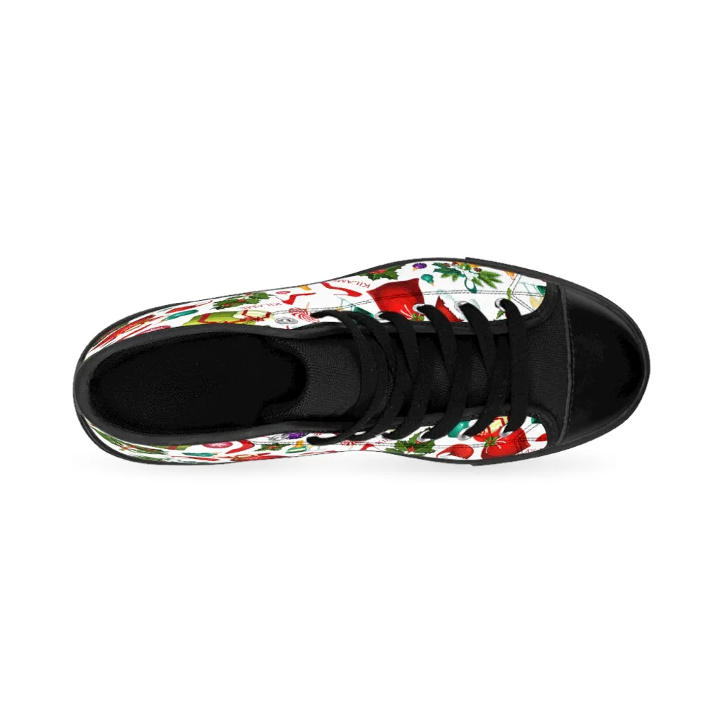 Women's High-top Sneakers 'Christmas party'
