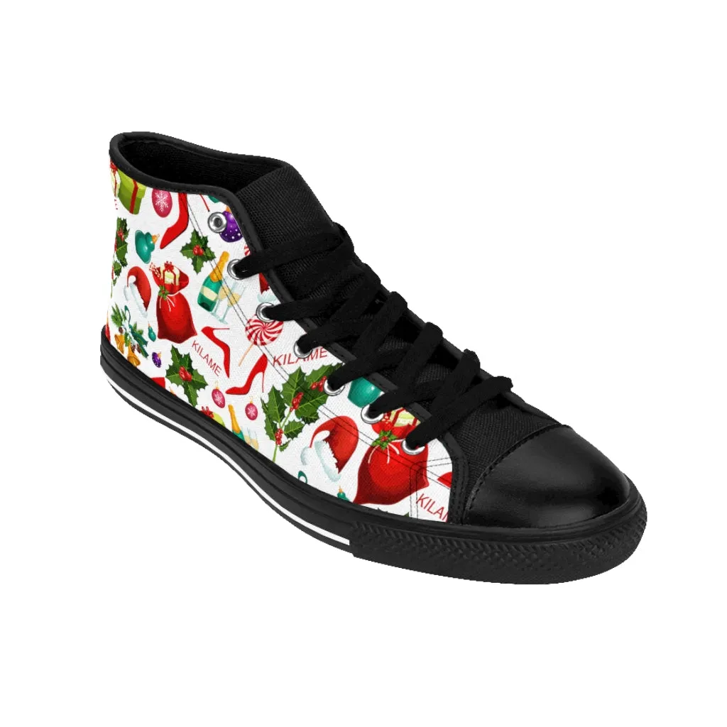 Women's High-top Sneakers 'Christmas party'