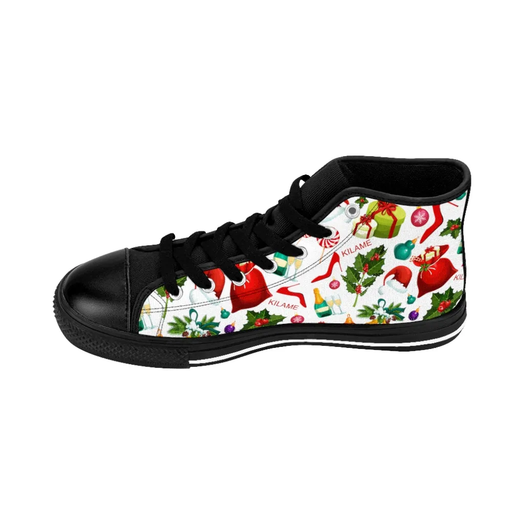 Women's High-top Sneakers 'Christmas party'