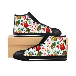 Women's High-top Sneakers 'Christmas party'