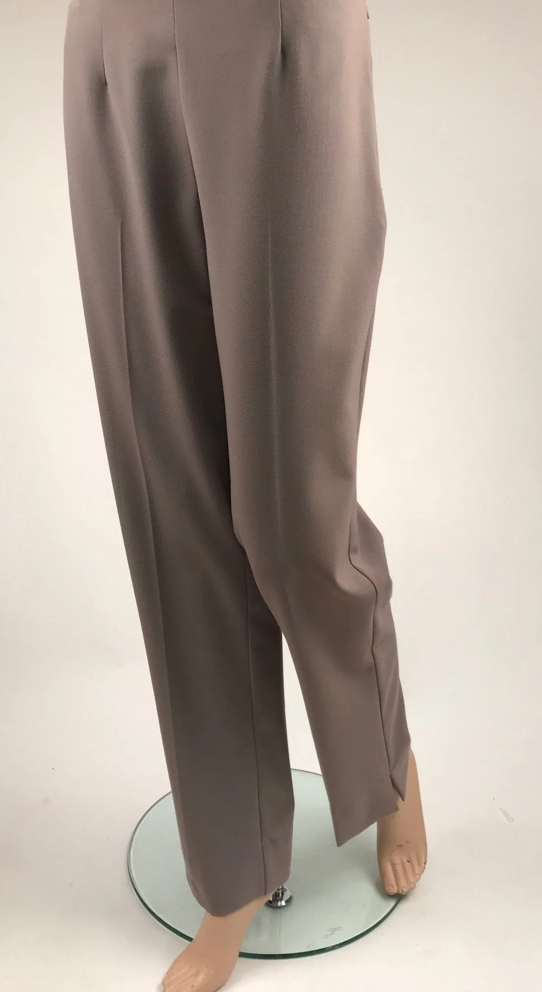 Women's Margaret M | Flowing Full Leg Pant | Brown and Taupe