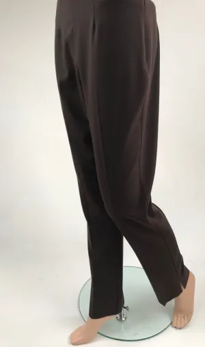 Women's Margaret M | Flowing Full Leg Pant | Brown and Taupe