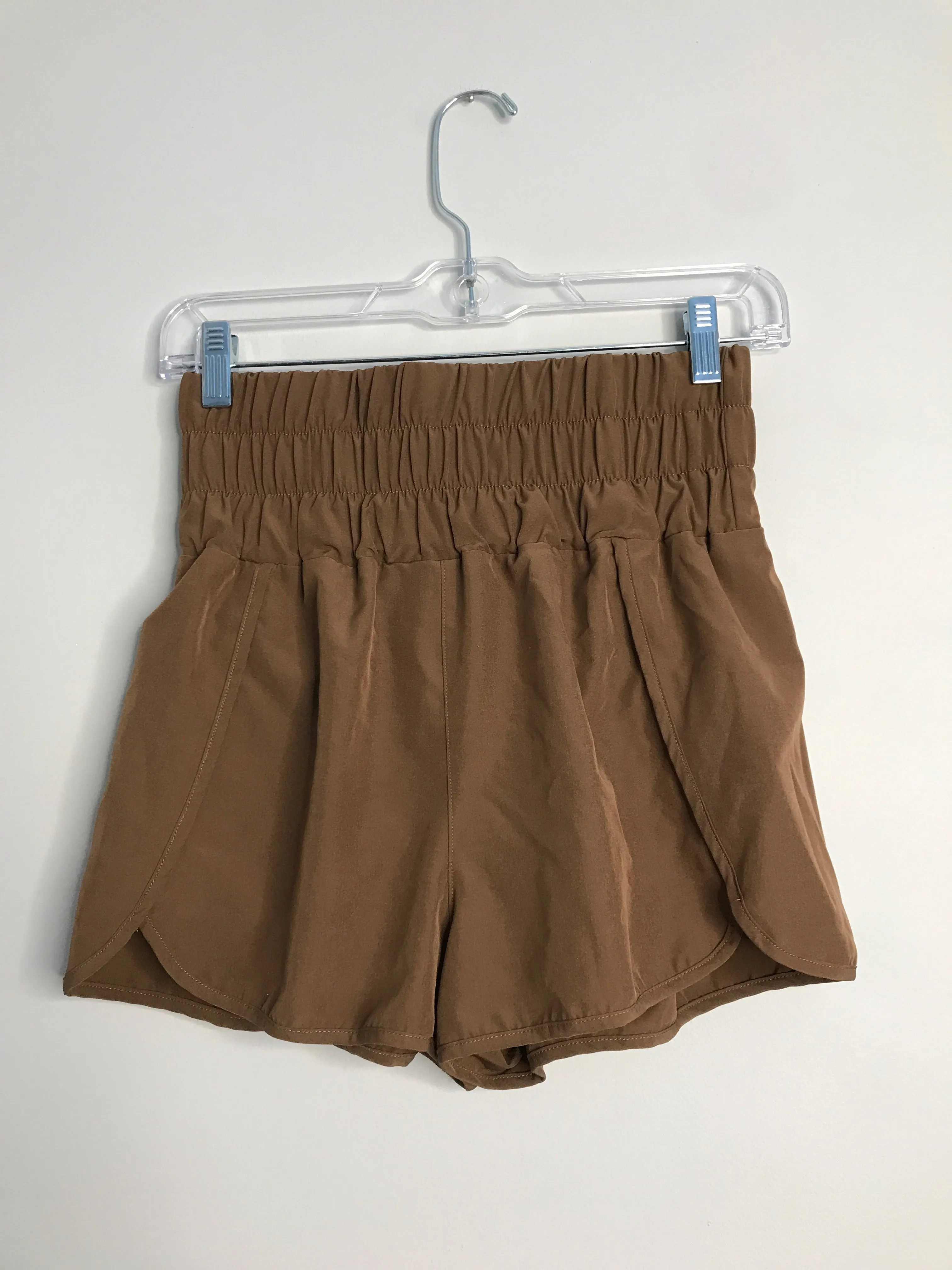 Womens Size Sm Misses Brown New In Athletic Shorts