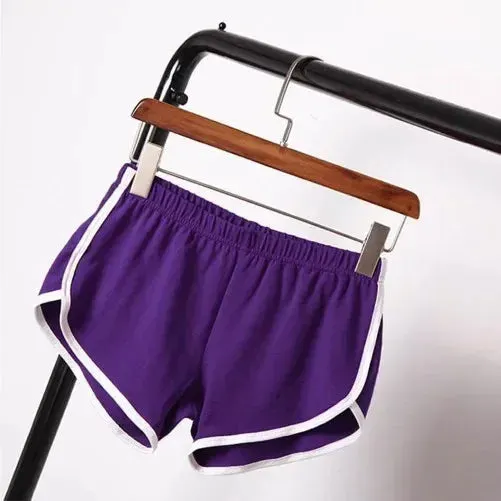 Women's Sports Shorts - Casual Fitness, Cycling, Running, and Yoga Anti-Chafe Thin Gym Hot Pants Bottoms