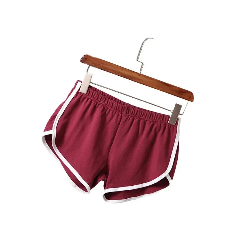 Women's Sports Shorts - Casual Fitness, Cycling, Running, and Yoga Anti-Chafe Thin Gym Hot Pants Bottoms