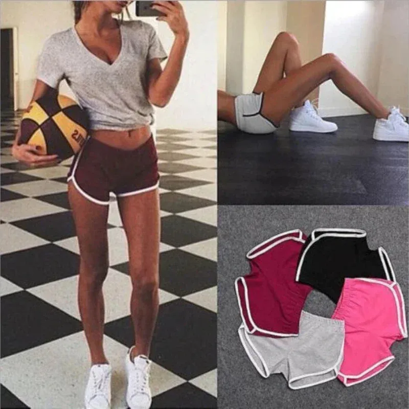 Women's Sports Shorts - Casual Fitness, Cycling, Running, and Yoga Anti-Chafe Thin Gym Hot Pants Bottoms