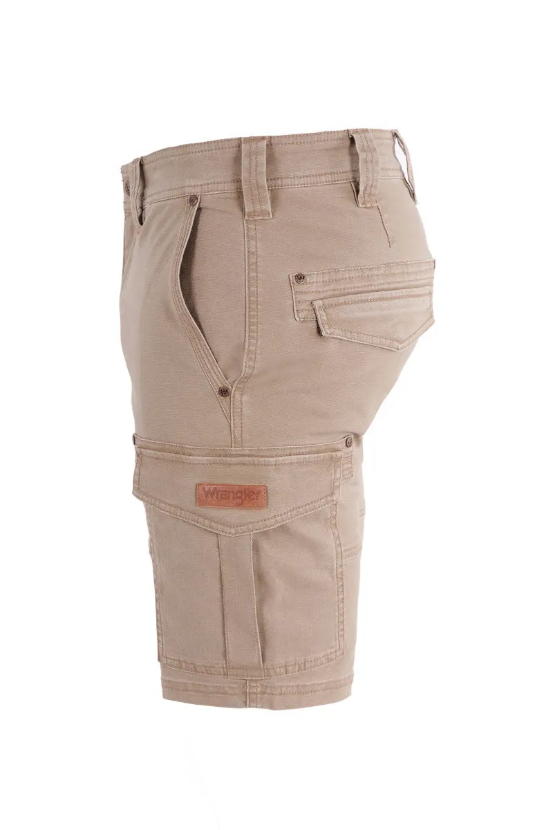 Wrangler Connor Cargo Mens Shorts Camel