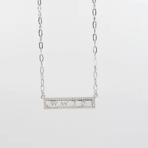 WWJD Silver Necklace I-51